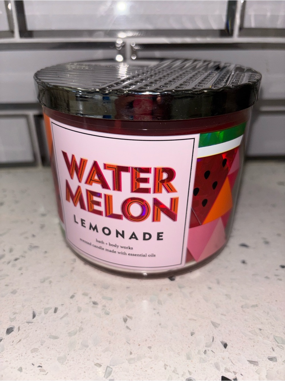 Bath & Body Works Watermelon Lemonade Scented Candle - New